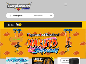 'gundampros.com' screenshot