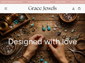 Grace Jewels homepage screenshot