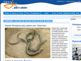 'chytej.cz' screenshot