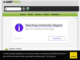 'waptrick.one' screenshot