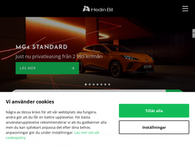 'hedinbil.se' screenshot
