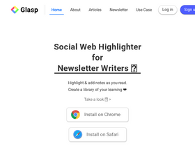 Glasp - Annotate, collect, and share web insights socially for enriched learning.