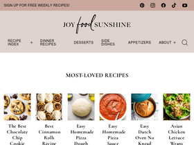 'joyfoodsunshine.com' screenshot