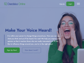 'en.daedalusonline.eu' screenshot