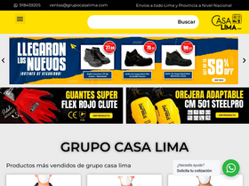 'grupocasalima.com' screenshot