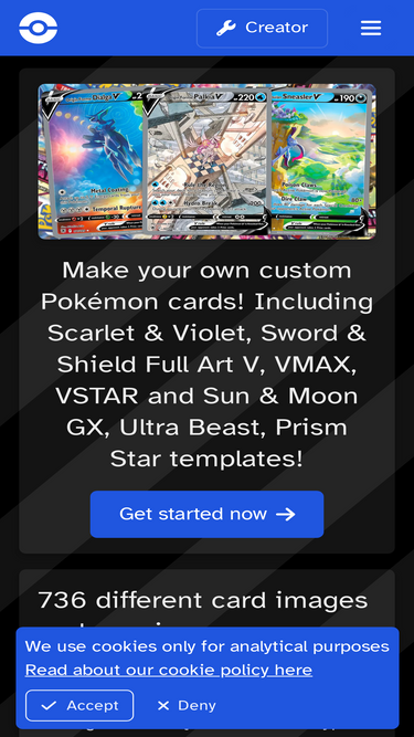 Pokécardmaker.net  Create modern custom Scarlet & Violet cards