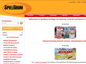 'spielraum.co.at' screenshot