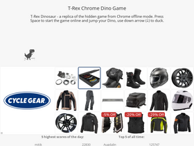 'chromedino.com' screenshot