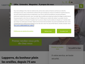 'lapperre.be' screenshot