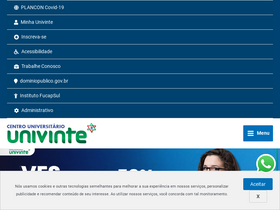 'fucap.edu.br' screenshot