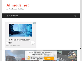 'allmods.net' screenshot