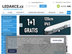 'ledakce.cz' screenshot