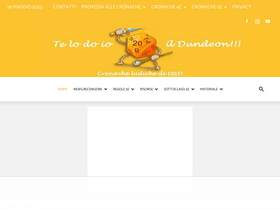 'telodoioildungeon.it' screenshot