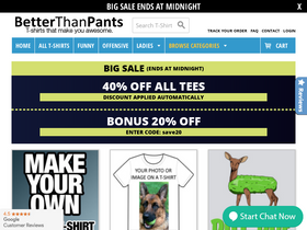 'betterthanpants.com' screenshot