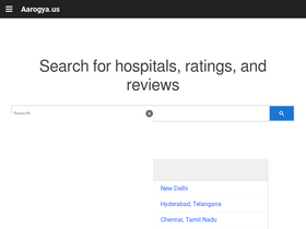 'aarogya.us' screenshot
