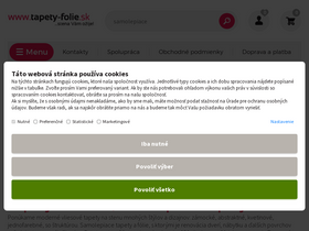 'tapety-folie.sk' screenshot