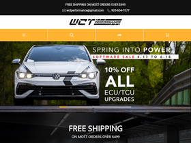 'wctperformance.ca' screenshot