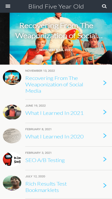 blindfiveyearold.com