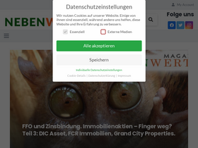 'nebenwerte-magazin.com' screenshot