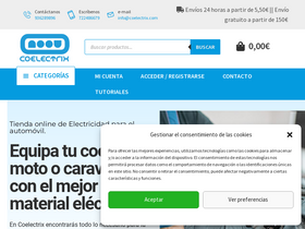 'coelectrix.com' screenshot