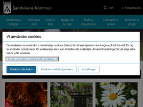 'sandviken.se' screenshot