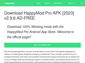 'happymod.pro' screenshot