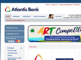 'atlabank.com' screenshot