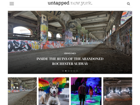 'untappedcities.com' screenshot