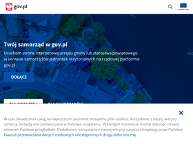 'samorzad.gov.pl' screenshot