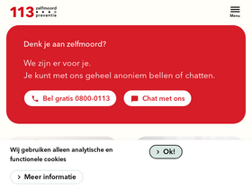 '113.nl' screenshot