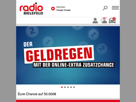'radiobielefeld.de' screenshot