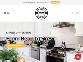 'chriscoffee.com' screenshot