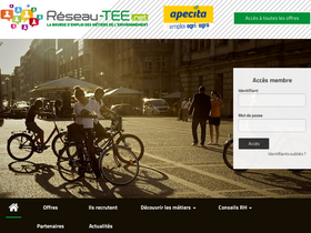 'reseau-tee.net' screenshot
