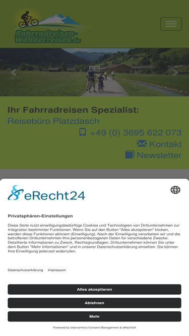 fahrradreisen-wanderreisen.de