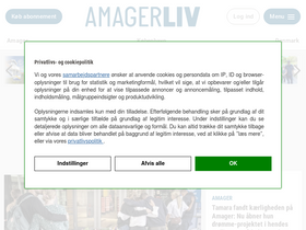 'amagerliv.dk' screenshot