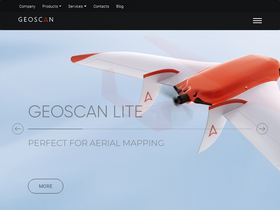 'geoscan.aero' screenshot
