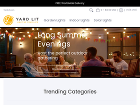 yardlit.com homepage screenshot
