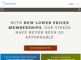 'psychotherapy.net' screenshot