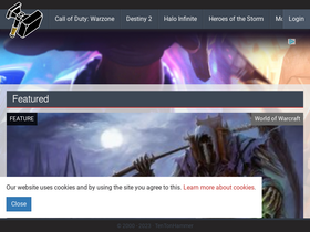 'tentonhammer.com' screenshot