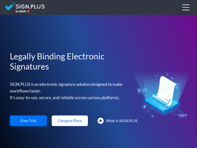 'sign.plus' screenshot