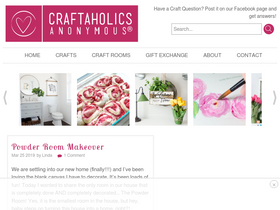 'craftaholicsanonymous.net' screenshot