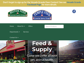 templebeltonfeed.com homepage screenshot