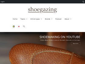 'shoegazing.com' screenshot