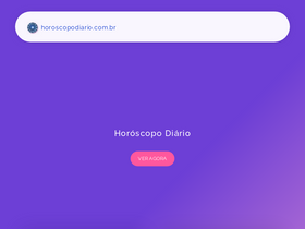 'horoscopodiario.com.br' screenshot