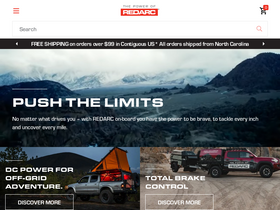 'redarcelectronics.com' screenshot