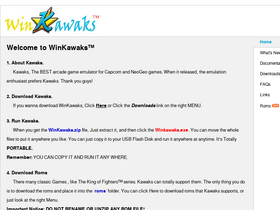 'winkawaks.org' screenshot