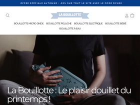 La Bouillotte homepage screenshot