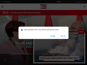 'tgrthaber.com.tr' screenshot