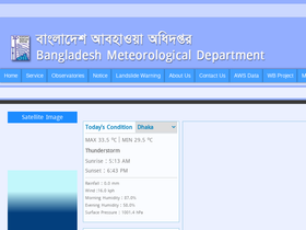 'live4.bmd.gov.bd' screenshot