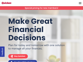 'quicken.com' screenshot
